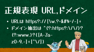 正規表現でURLやドメインを抽出